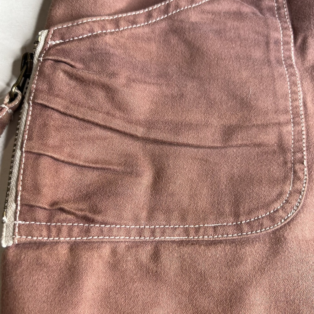 Y2K Arizona Jean Co Cotton‎ Mini Skirt Juniors Size 3 A-line Brown Cargo Pockets - Picture 8 of 10